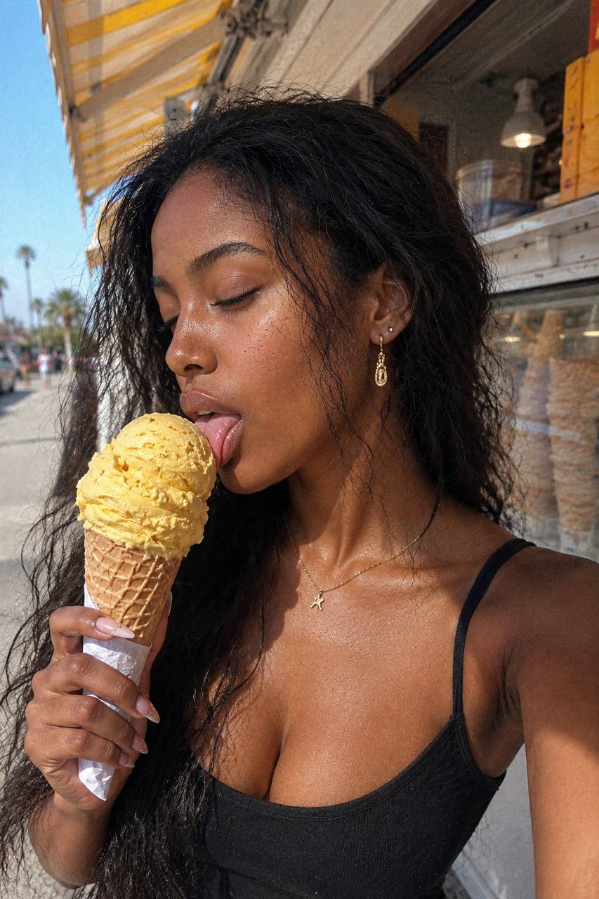 just leaking ice cream😇
